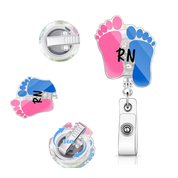 O1CN019bGgdU1DSyMrbvXAb_971130216-0-cib Wholesale Acrylic Nurse Doctor Retractable Keychain
