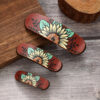 Wholesale Retro Multicolor Sunflower Bull Head Letter Pattern Hairpin