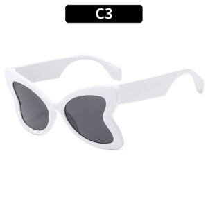 C3-solid white frame black and gray piece