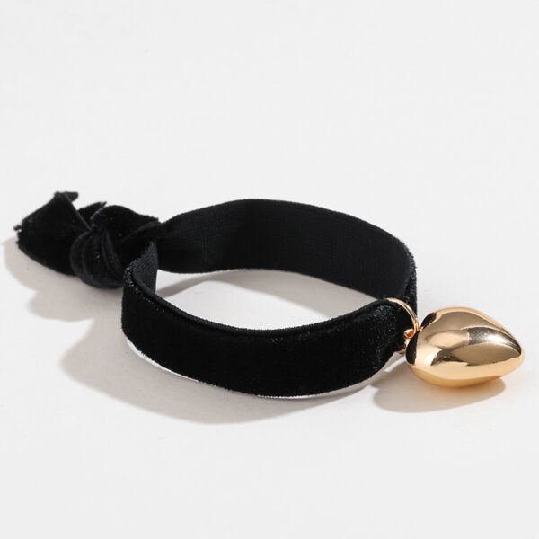 O1CN019cbD4y1xUJweDZBL8_2209082606446-0-cib Wholesale Valentine's Day Series Stretch Velvet Wide Band Love Bracelet