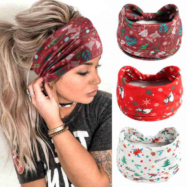 Wholesale Halloween Christmas Wide Headbands