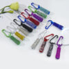 Wholesale Rhinestone Mini LED Flashlight Carabiner Flashlight Keychain