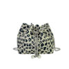 Wholesale Canvas Cow Print Leopard Chain Shoulder Bag
