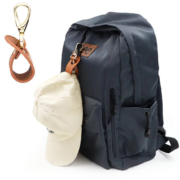 Wholesale Outdoor Travel PU Leather Storage Clip