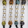 Wholesale MAMA Mother's Day Leopard Wood Bead Keychain