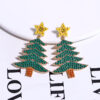 Wholesale Christmas Earrings Christmas Tree Earrings