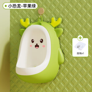 Little dinosaur model-Apple green + hook