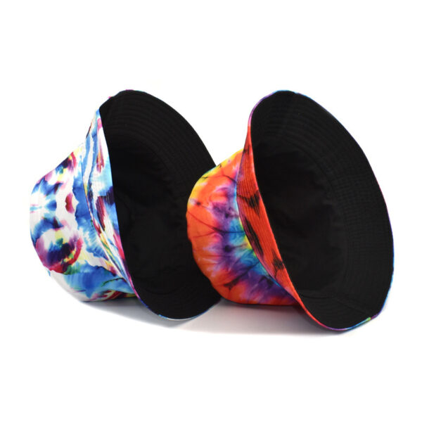 Wholesale Tie-dye Double-sided Outdoor Sunshade Printed Bucket Hat