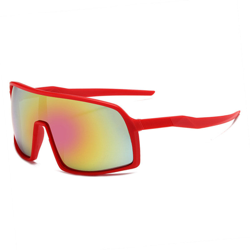 Wholesale PC Colorful Large Frame Windproof Cycling Sunglasses