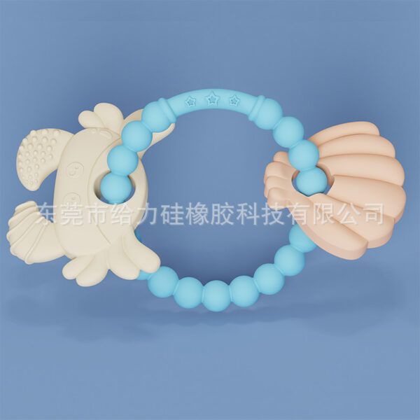 Wholesale Baby Silicone Bracelet Crab Shape Teether