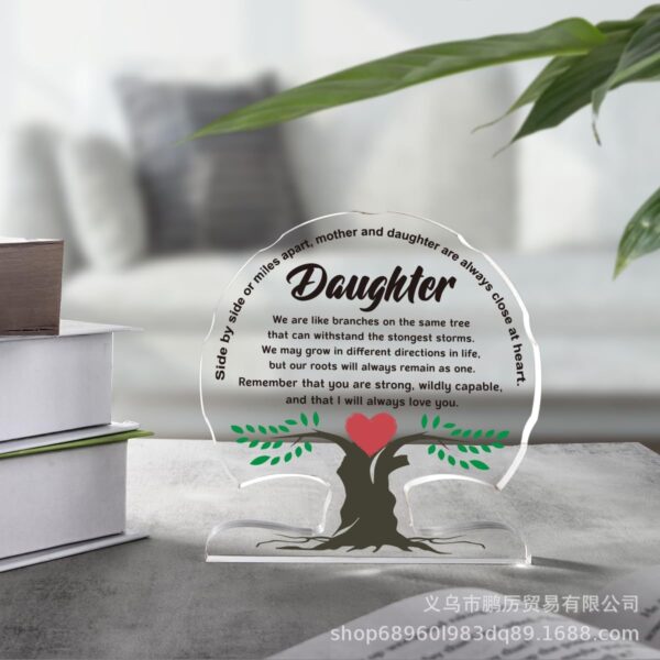 O1CN019pR0jr1DG9Ntz2GMJ_2213895560188-0-cib Wholesale of Acrylic Tree Shaped Ornaments for Mother's Day and Father's Day