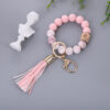 O1CN019qErrR1FT5aaR4Vtb_2698260487-0-cib-1 Wholesale Tassel Silicone Beaded Wrist Keychain