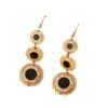 Wholesale Vintage Geometric Drip Alloy Earrings
