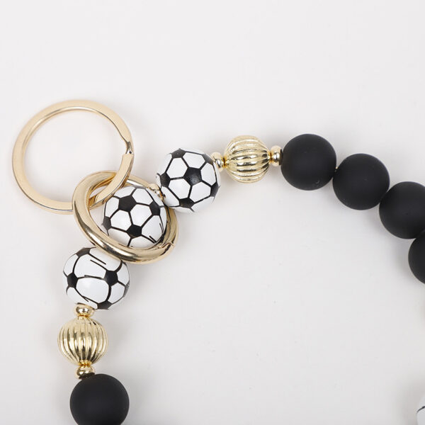 Wholesale Wooden Beaded Wrist Keychains