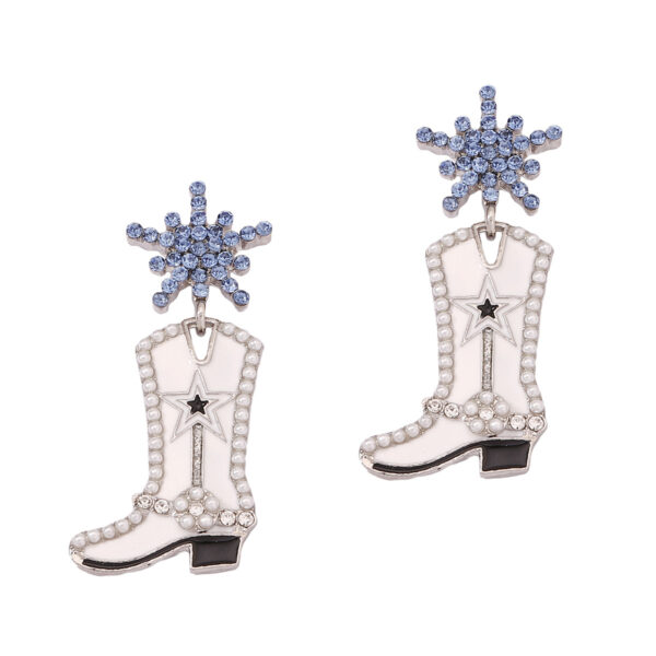 O1CN019rlEcg1gFntsKH25n_2213748334113-0-cib Wholesale Mother's Day Creative Oil Dripping Long Boots Alloy Earrings
