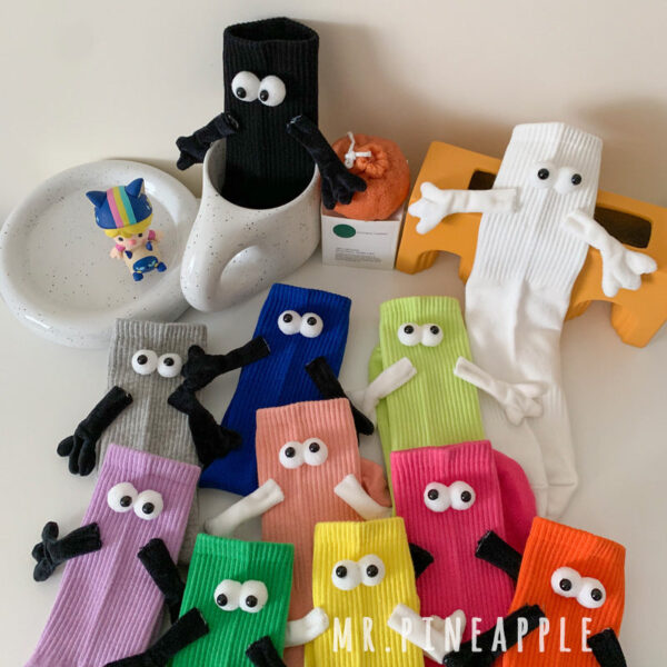 Wholesale Cotton Holding Socks, Couple Magnetic Suction