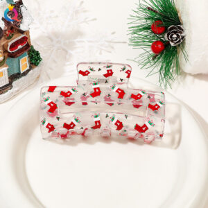 8.5cm square Christmas-socks / Qiyue factory direct sales