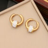 Wholesale Full Diamond Stainless Steel Earrings