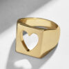 O1CN019wYBAa1VHfb7evXlg__4112122628-0-cib Wholesale Stainless Steel 18k Gold Plated Thick Heart Ring
