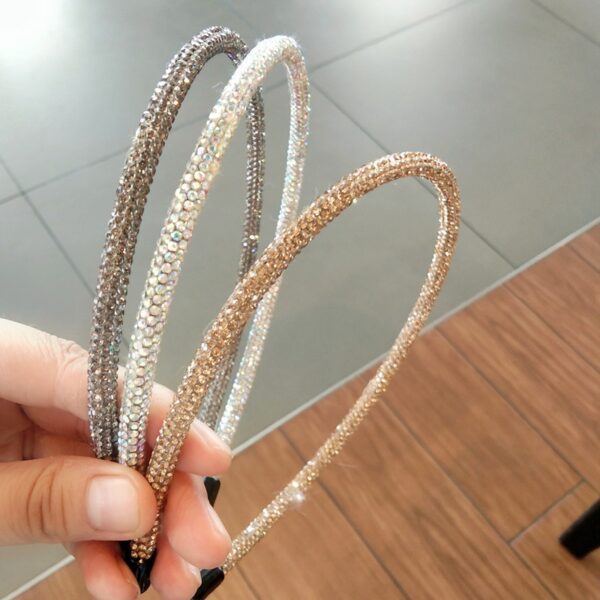 Wholesale Full Diamond Round Tube Headband