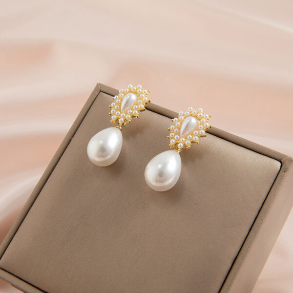 O1CN019zmehs1o5k6eQRvtv_2200827845174-0-cib Wholesale Vintage Baroque Drop Pearl Earrings