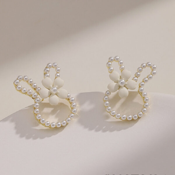 Wholesale Easter Bunny Cartoon Cute Alloy Earrings