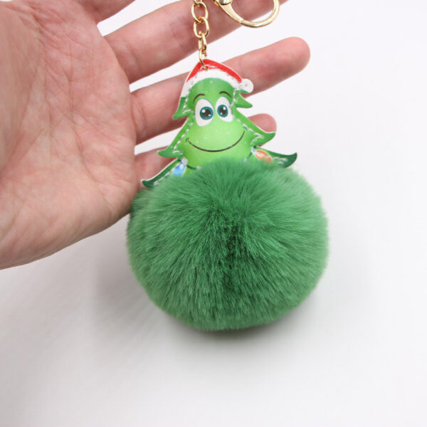 Wholesale Christmas Tree Plush Keychain