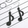 O1CN01A17RMd1TQG1LDvTXj_2207499512376-0-cib Wholesale Creative Musical Note Black Transparent Colorful Earrings