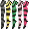 Wholesale Halloween Zebra Over-the-Knee Striped Socks