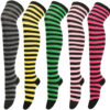 Wholesale Halloween Zebra Over-the-Knee Striped Socks