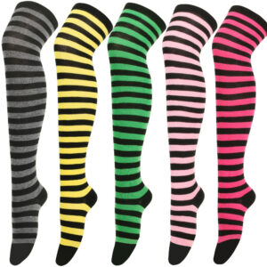O1CN01A1IOxE1EFyhjnyhUx__1640460323-0-cib-1 Wholesale Halloween Zebra Over-the-Knee Striped Socks
