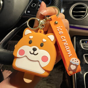 Dog Coin Purse-Orange / Single OPP bag packaging