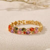 O1CN01A3ckAW1zDUjVBT4XF_2217702996680-0-cib Wholesale Antique Copper Plated Gold Crystal Bracelet