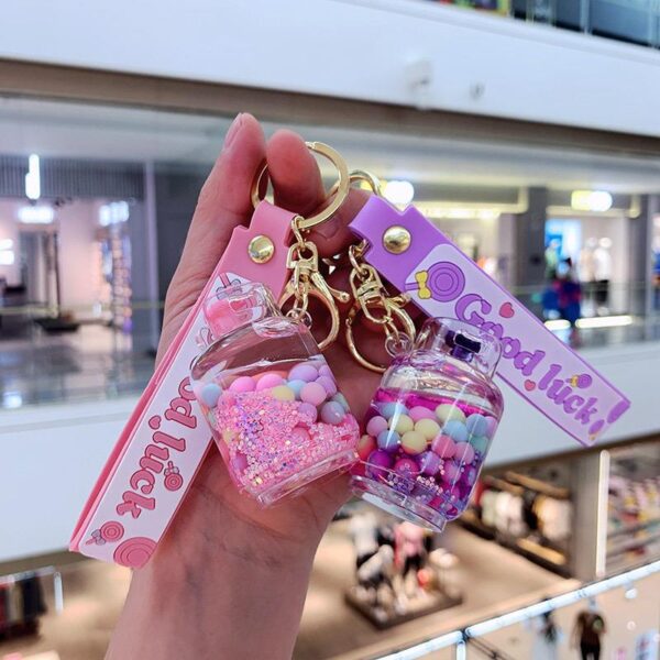 Wholesale Oil Pearl Gas Tank Pendant Acrylic Key Chain