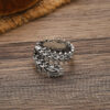 Wholesale Alloy Spine Skull Ring