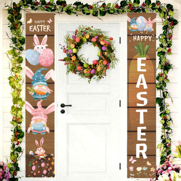 Wholesale Oxford Cloth Easter 30*180 Porch Hanging Flag