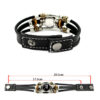 O1CN01A5rAYU1hduFzGbTAA_2201226834301-0-cib Wholesale 26 English Alphabet Time Gem Leather Multilayer Beaded Bracelet