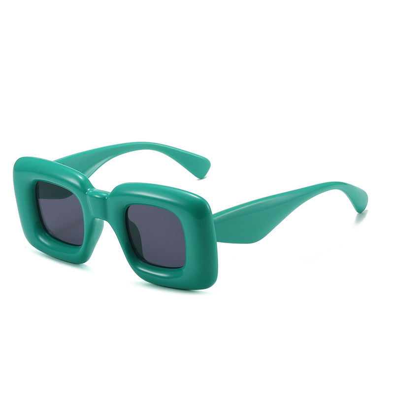 Wholesale Y2K Square Large Frame PC Women's Sunglasses
