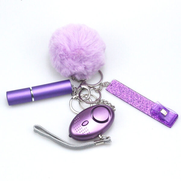 O1CN01A6dZTc1aHjp5pcLXv_2215681763305-0-cib Wholesale Plastic Hairball ATM Card Reader Empty Perfume Bottle Keychain Set