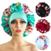 Wholesale Wide Brimmed Satin Nightcaps