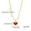 O1CN01A8vOBD1TAEDxQMJ3k_2206494612341-0-cib Wholesale Simple French Heart Titanium Steel Necklace