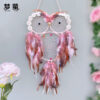 O1CN01A9F57K2DVGeneMwN6_2200613278614-0-cib Wholesale Pink Wisdom Bird Owl Dream Catcher