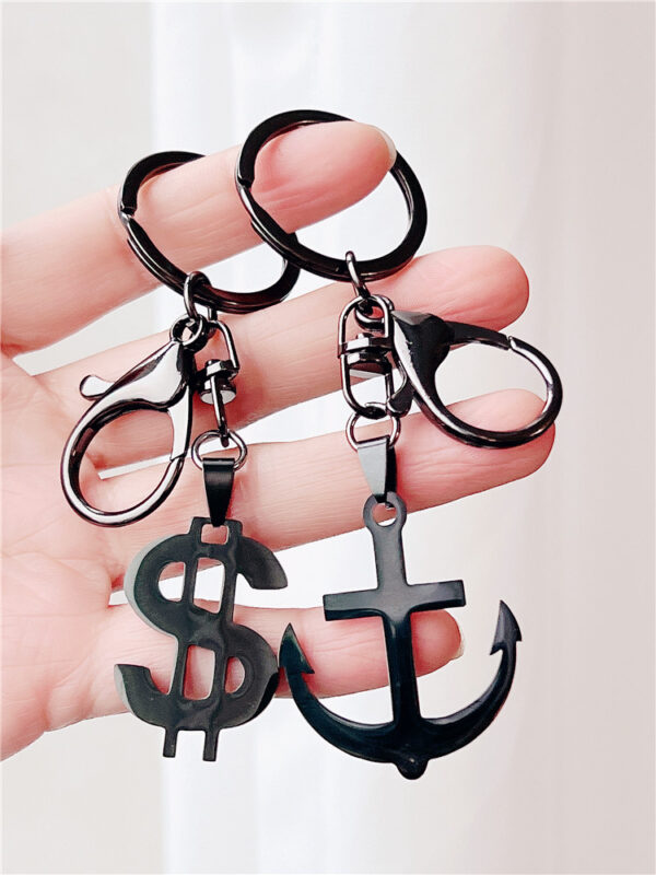 Wholesale Stainless Steel Anchor Creative Key Chain