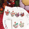 O1CN01AAwLJ824oeq2hb9Ih__2209879147438-0-cib Wholesale Christmas Series Hand-made Epoxy Soft Ceramic Cartoon Shaped Earrings