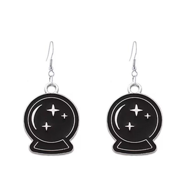 O1CN01ACUVmV1POBjEppSJl_2213249061830-0-cib Wholesale Halloween Punk Style Dark Butterfly Skull Series Skull Alloy Earrings