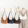 Wholesale Pleated Cloud PU Single Shoulder Crossbody Bag