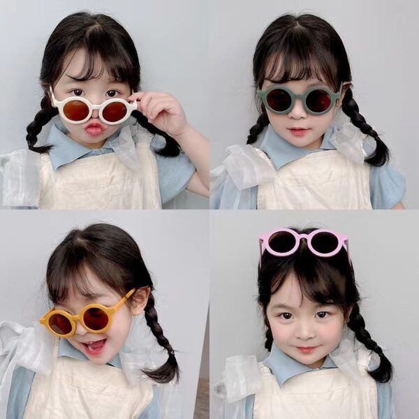 O1CN01ADsesY26P7ulAul3V_2215402277653-0-cib Wholesale PC Kids Round Frame Sunglasses