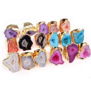 Wholesale Natural Agate Rings