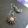 Wholesale Bohemian Wind Vintage Sun Moon Alloy Earrings
