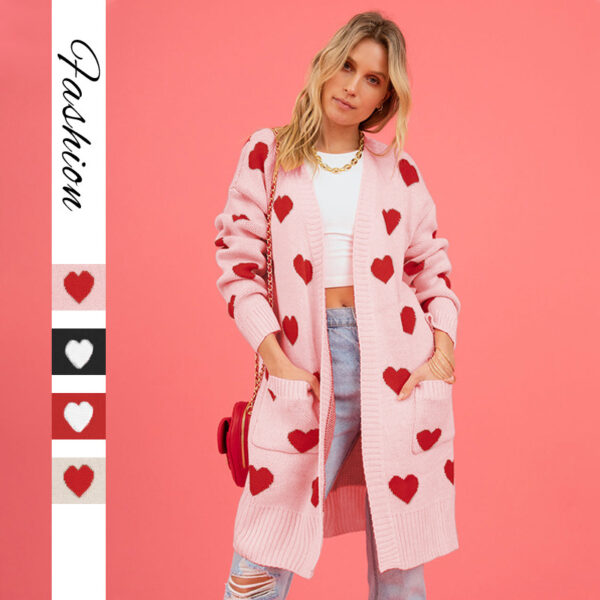 O1CN01AFGFtS29NFPG8JWOs_4040548055-0-cib Wholesale Valentine's Day Heart Acrylic Cardigan